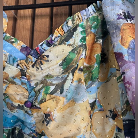 GIGII’S Floral mini dress with puff sleeves - Picture 7 of 8